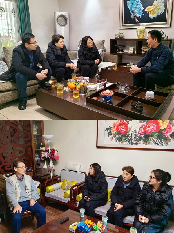 地产集团等三家公司开展春节前走访慰问运动